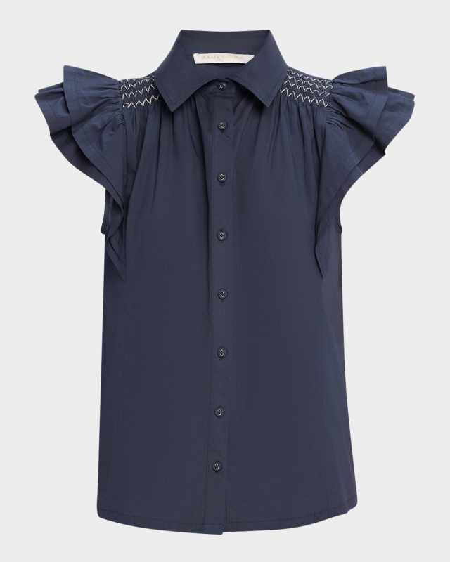 Marceline Cotton Poplin Shirt